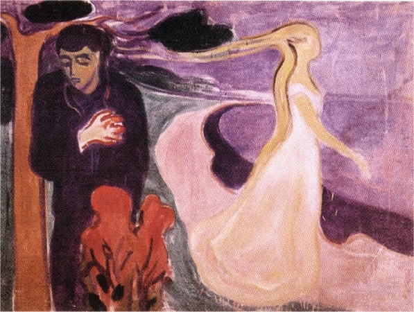 SEPARATION - Tableau d'Edvard Munch (1863-1944)
